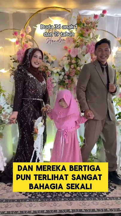 A touching moment when a widower with one child marries a young woman ‼️‼️ #dudu #marriage #bride...