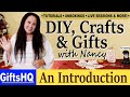 Welcome hi im nancy with giftshq  diy crafts  gifts
