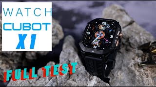 CUBOT X1 - THE PREMIUM AND ECONOMIC RUGGED SMARTWATCH - FULL TEST