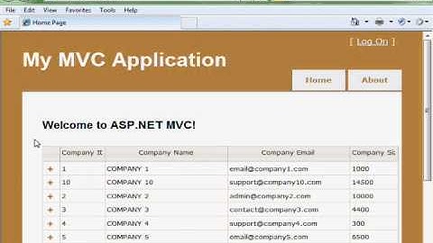 Lesson 11 (Part 2) - LINQ to NHibernate, jqGrid SubGrid and MVC