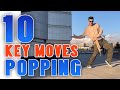 10 KEY POPPING BASIC MOVES | #Popping_tutorial | Alireza sonic