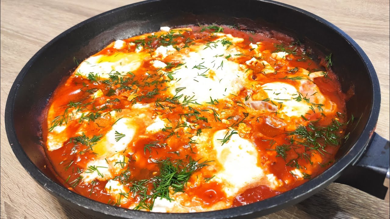 Очень простой рецепт яиц в томатном соусе - шакшука