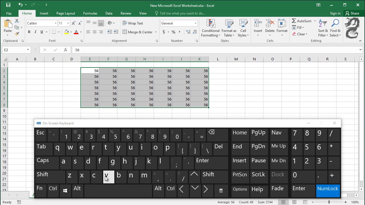 how-to-insert-data-into-multiple-cells-at-once-in-excel-youtube