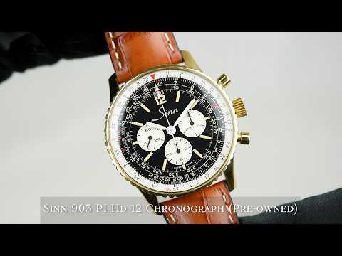 Sinn 903 PI Hd 12 Chronograph (Pre-owned) - YouTube