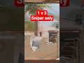 1v3 Sniper only 😎 @callofdutymobile #livehighlights #codmobile #fyp #alitz #clips #gaming #pubg