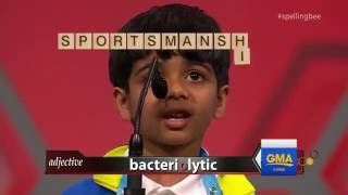 6 Year Old Makes History at National Spelling Bee Video