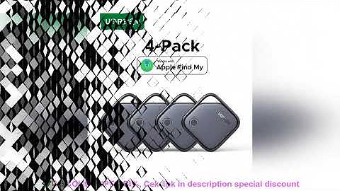 UGREEN Smart Tag Bluetooth Tracker, Keys Finder Item Locator SmartTag Up to 2 Year Battery For iPhon