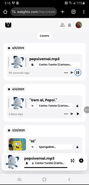 Weights.gg AI Voice Test