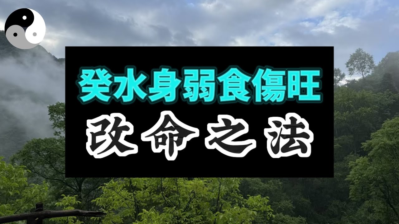 【限時公開】癸水身弱食伤旺的命造事业财运命理详解｜丁卯 壬寅 癸丑 乙卯｜陰陽五行. 天干地支｜八字命理風水