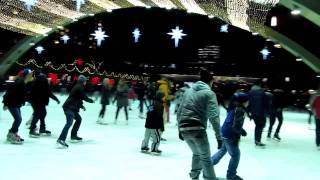 Ice-skating, Toronto City Hall, Canada