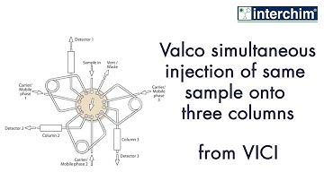 VICI – Valco simultaneous injection of same sample onto three columns