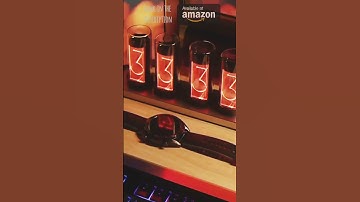 Simulate Nixie Clock | Link in the description | Cool Gadgets on amazon | RGB desktop clock
