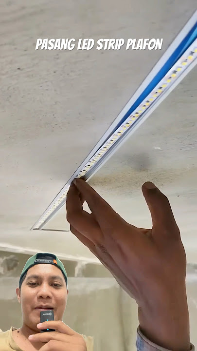 Install LED strip lights on the ceiling of your house #short #installLEDlamps #ledstrip #ledceiling
