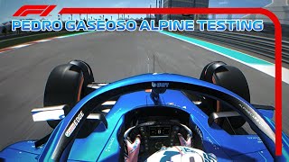 Pierre Gasly Alpine Testing