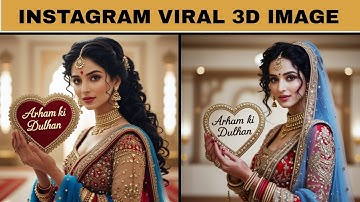 How To Create Instagram Viral Punjabi Girl 3D Image |Bridal Dpz Ai Photo Editing |Ai Image Creator