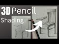 How to draw 3D chair || pencil shading || tutorial || ideas || step by step || S Kamal Art and Craft