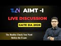 TAAI AIMT-1 Review &amp; What Next? | GATE DA 2026