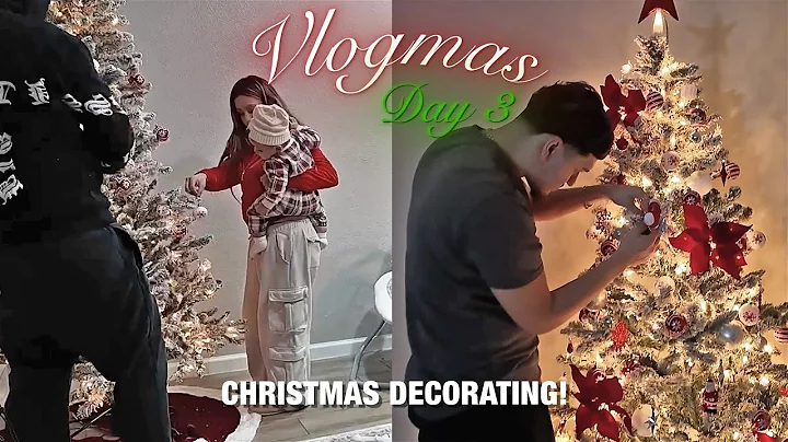 Decorating Our House For CHRISTMAS| VLOGMAS DAY 3 🎄