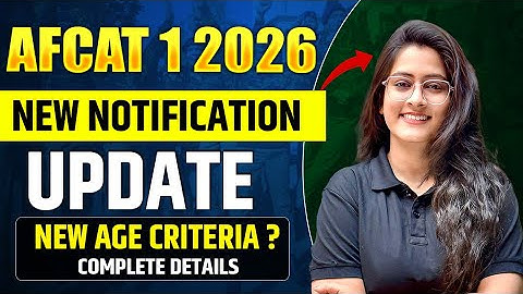 AFCAT 1 2026 Notification OUT! | Complete Details, Syllabus, Age Limit & Eligibility | Must Watch 🔥