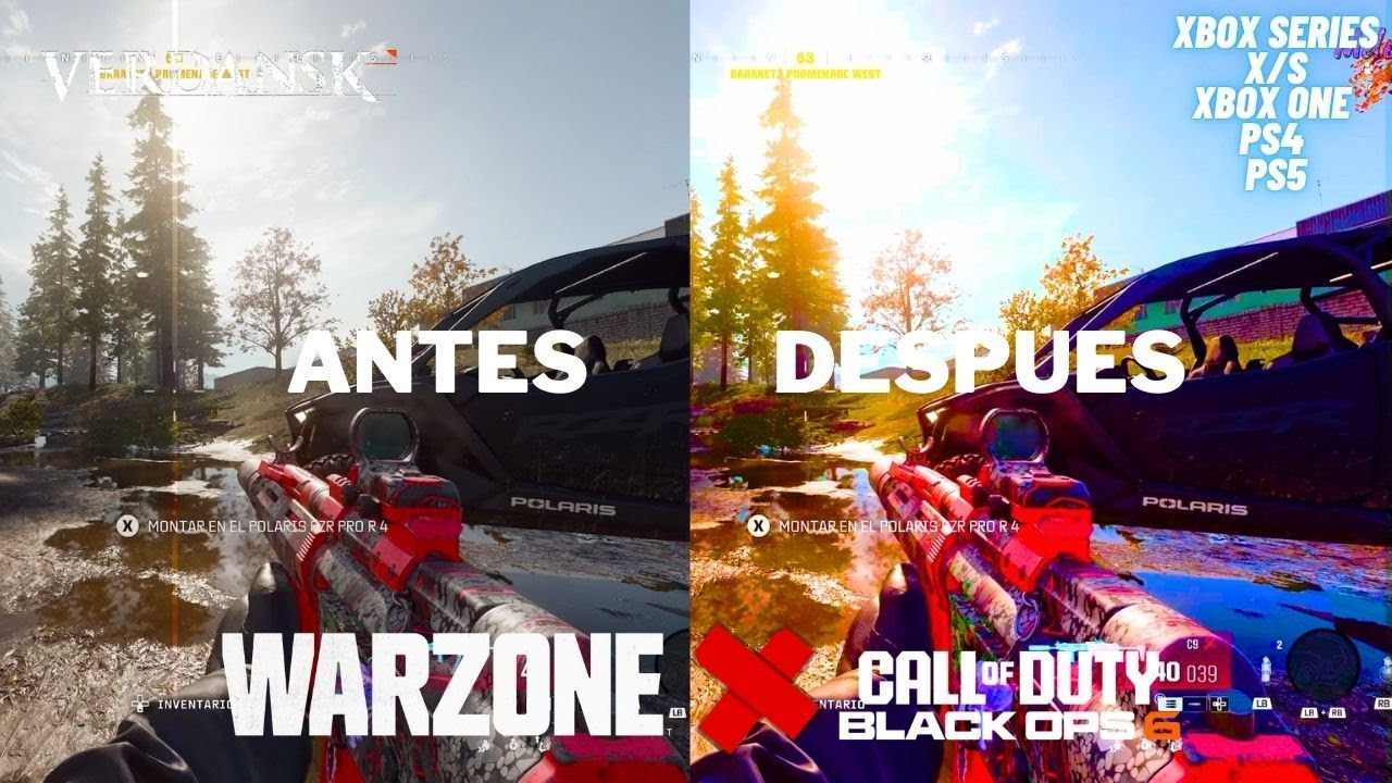 LA MEJOR CONFIGURACION GRAFICOS PARA WARZONE EN CONSOLAS XBOX ONE PS4 ...