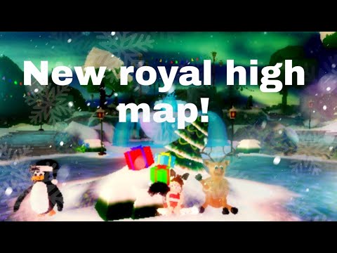 New Christmas Map Royal High Roblox Youtube - new winter christmas map on royale high roblox youtube