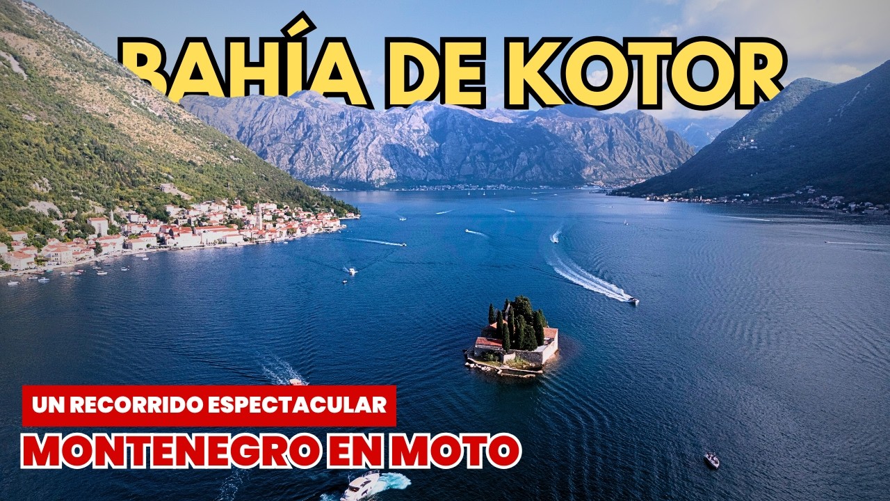 No es Noruega: es Montenegro 🇲🇪 | Bahía de Kotor en moto