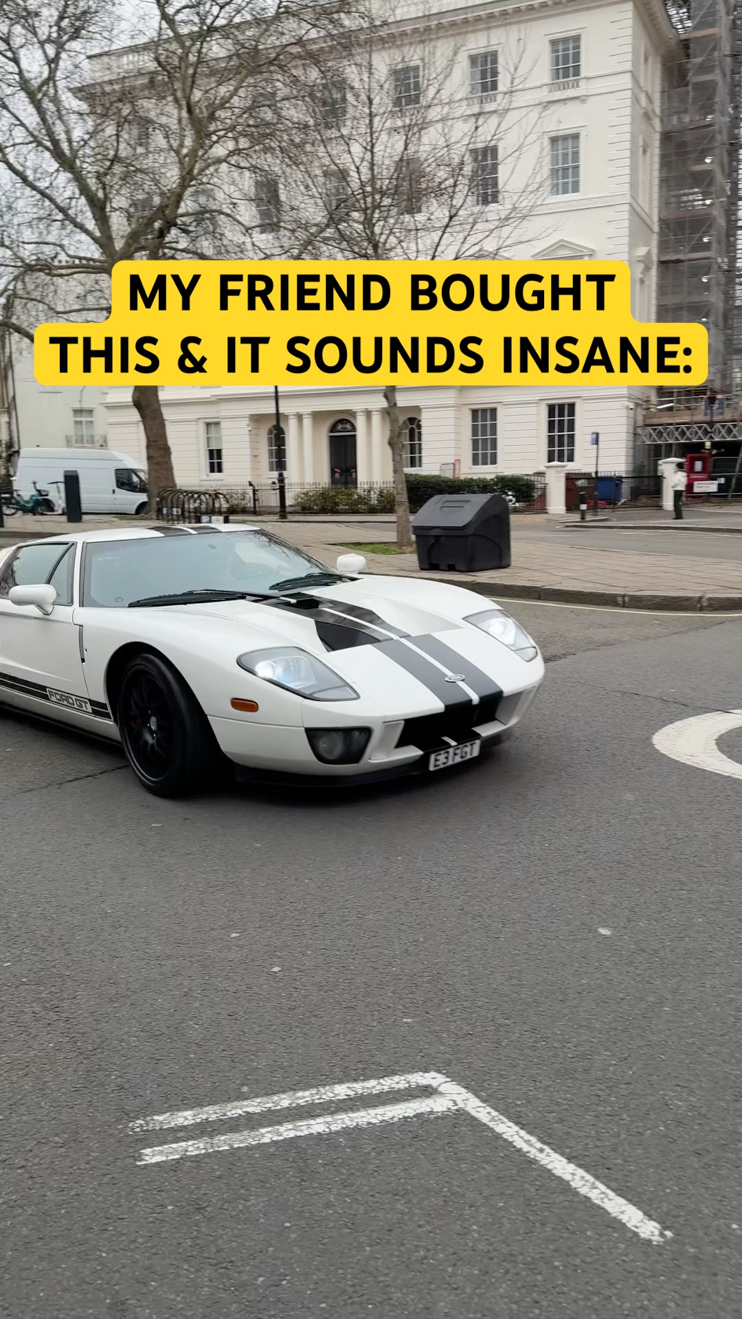 RIP headphone users 💀 Full video with my friends insane Ford GT