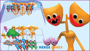 Merge Master Merge Poppy: Funny Gameplay All Levels (iOS,Android) Part 3 - Siren Heady
