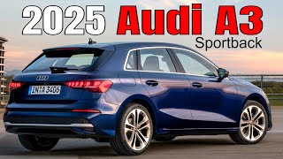 2025 Audi A3 Sportback Driving, Exterior, and Interior