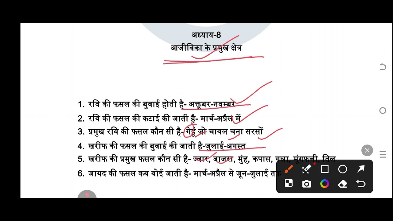 राजस्थान अध्ययन कक्षा 6 #CH08#