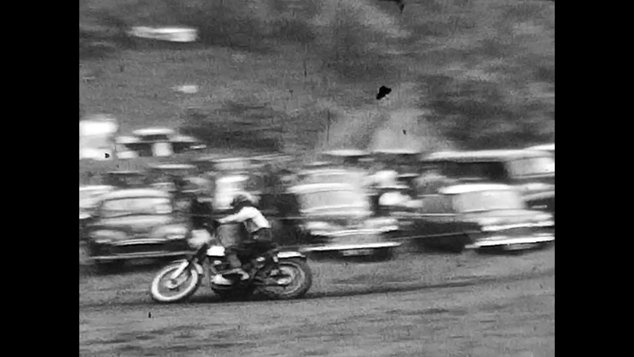 Motor Bike Scrambling At Post Hill Pudsey In 1964
