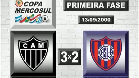 Atlético MG 3x2 San Lorenzo [ARG] - Mercosul 2000- Grupo E - 4ª Rodada