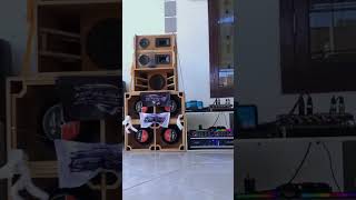 Just a home sound system. Black Spider speakers. #boxsound #sound #soundomahan #dangdutojing #fyp