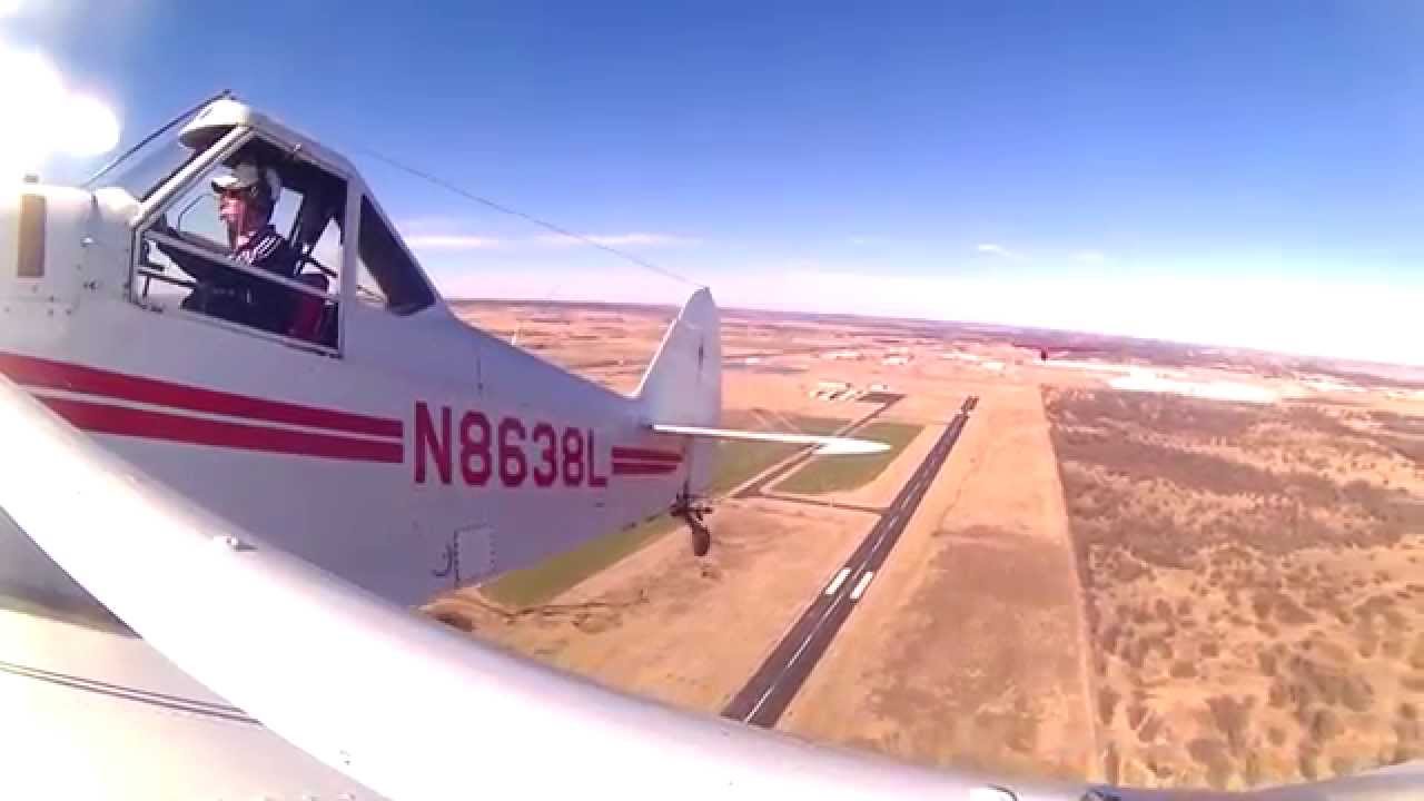 HD Piper Pawnee Glider Towing H71 Pryor Airport Tulsa Skyhawks Soaring