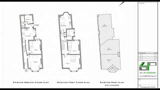 Mid terraced house granted lawful use as two flats by Croydon Council planning department