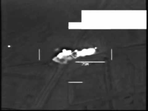 Video Video from a U.S. military airstrike against ISIL Humvee near the Mosul Dam