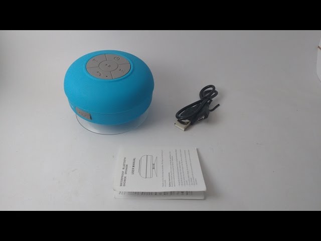 Parlante Resistente Agua Ducha Altavoz Bluetooth BTS-06 Rosado GENERICO