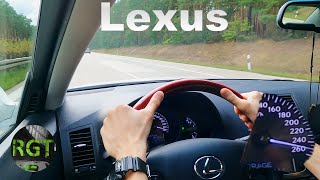 Lexus GS 300 TOP SPEED ON LIMITLESS GERMAN AUTOBAHN