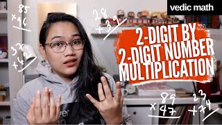 Multiplying 2-Digit Numbers by 2-Digit Numbers | Vedic Math Speed Technique
