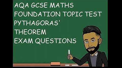 GCSE Maths Revision - Pythagoras Theorem Topic Test Foundation