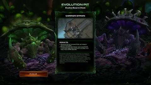 StarCraft II: Heart of the Swarm (Evolution Mission) Swarm Host