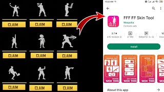 FFF FF Skin Tool | FFF FF Skin Tool App Se Free Fire Emote Kaise Le | How To Use FFF FF Skin Tool screenshot 2