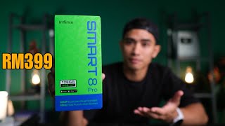 RM399 ada 50MP & 90Hz Display ! Unboxing Infinix Smart 8 Pro