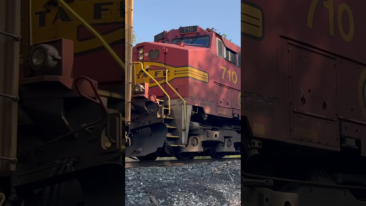 BNSF 710 Trails 5th on CPKC 137 Ayr Ontario Canada May 17, 2023