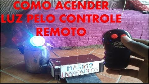 Como acender luz pelo controle remoto