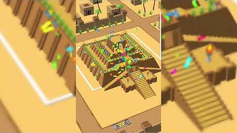 Idle Construction 3D Level 16 (Ziggurat)