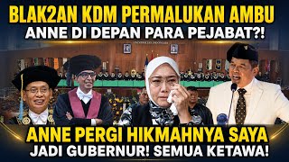 KDM BLAK2AN BUAT AMBU ANNE MALU DI DEPAN RIBUAN PEJABAT NEGARA⁉️CERITA MANTAN ISTRI! MENYESAL CERAI?