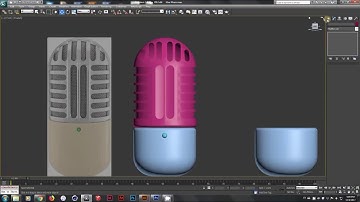 How to model Microphone in 3D Max