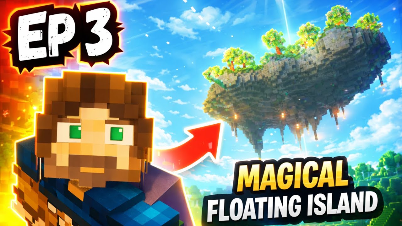 Musician plays Minecraft SMP Ep.3 – Magical Floating Island in the Enchanted Realm!