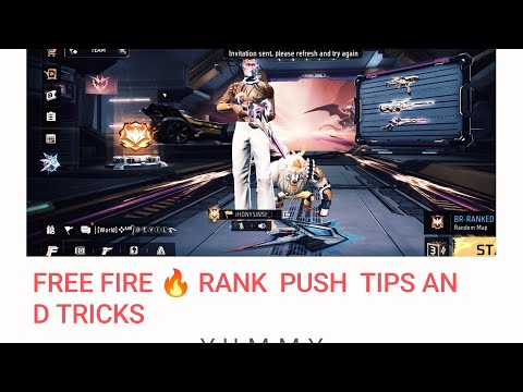 Free fire rank pushing tips and tricks